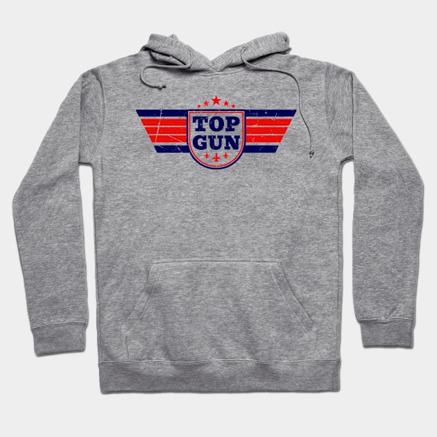 top gun retro white Hoodie by PRESENTA